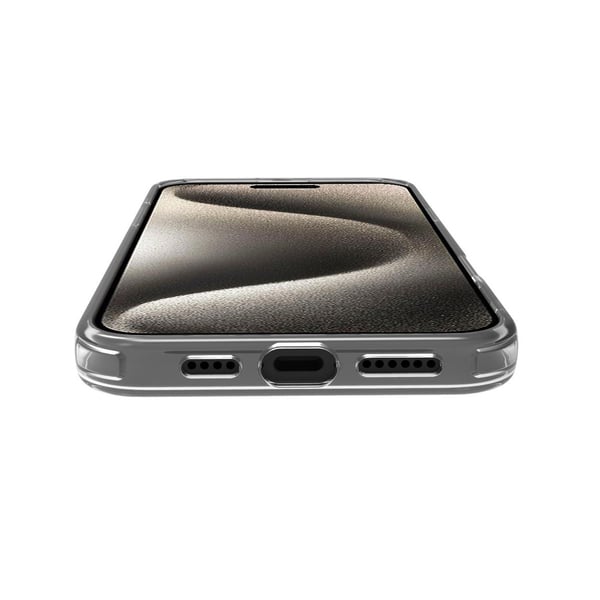Gelskinmag TPU-deksel MagSafe-kompatibelt iPhone 16 Pro Max Transparent