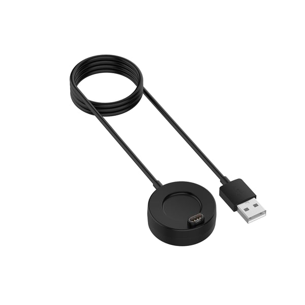 USB-A-lader til Garmin Fenix 8/7/6/5 smartklokke, 1 m
