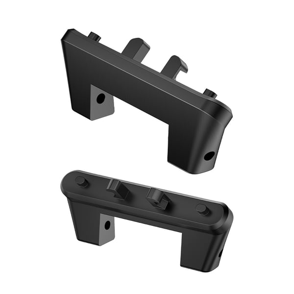 Kolmihelmikellon hihnan liitin (2 kpl) Black