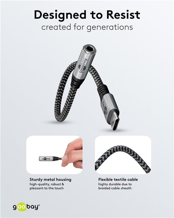 Adapter USB-C™ til jackstik, 3,5 mm AUX
