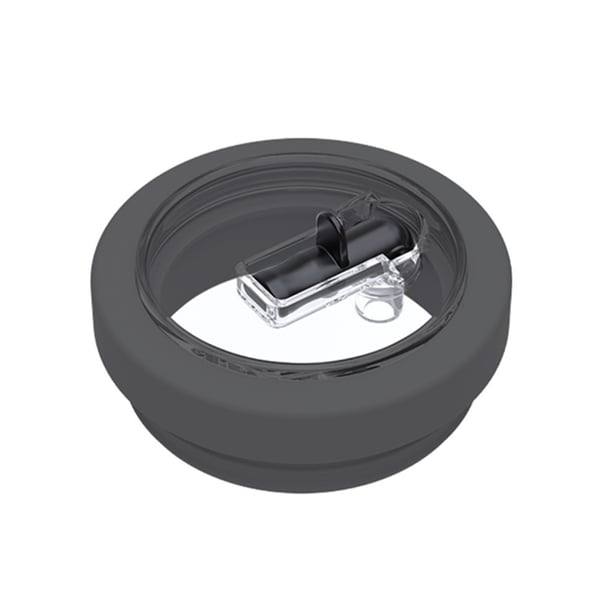 Lasinen kansi ja kokoontaitettava pilli Stanley IceFlow 40oz -keittimelle Black