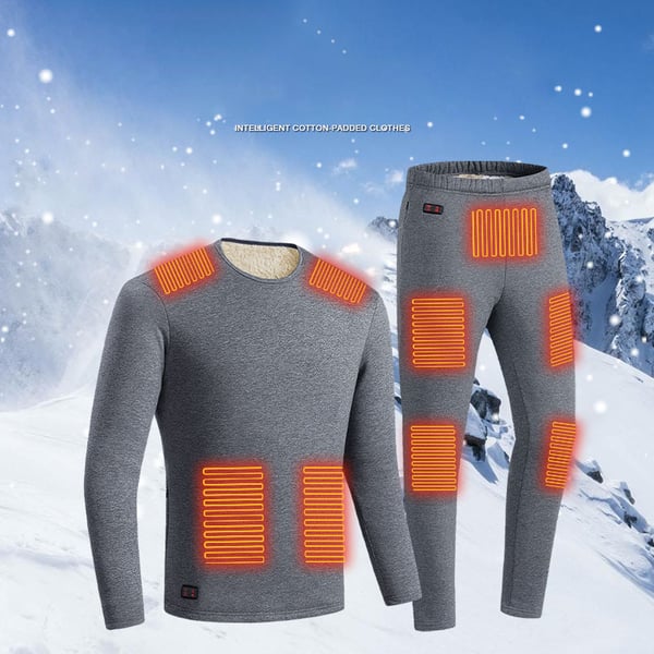 Opvarmet Undertøj Herre Grey 3XL