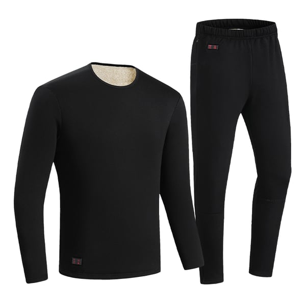 Miesten lämmitettävät alusvaatteet Black M