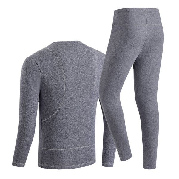 Lämpimät Alusvaatteet Miehille - Sähköinen Lämpökerrasto Grey XL
