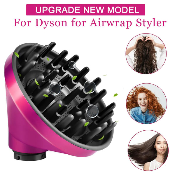 Diffuser for Curls Dyson Airwrap HS01/05 Rose red