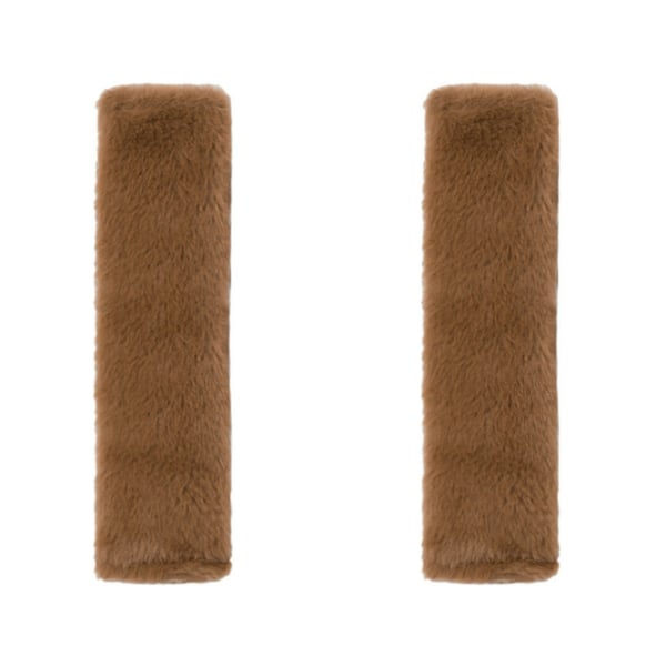 Auton turvavyön olkapehmusteet (2 kpl sarja) Brown+Beige