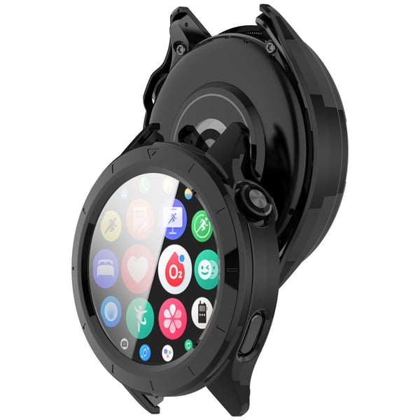 Xiaomi Watch S4-deksel med innebygd skjermbeskytter - Svart