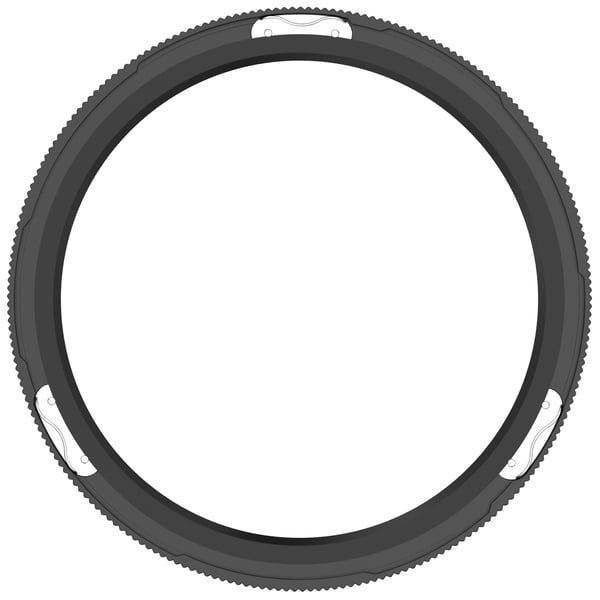 Oppgrader din Xiaomi Watch S4/S3 med en elegant ramme i rustfritt stål Scale silver