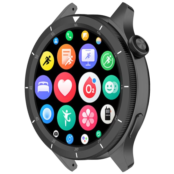 Oppgrader din Xiaomi Watch S4/S3 med en elegant ramme i rustfritt stål Scale silver