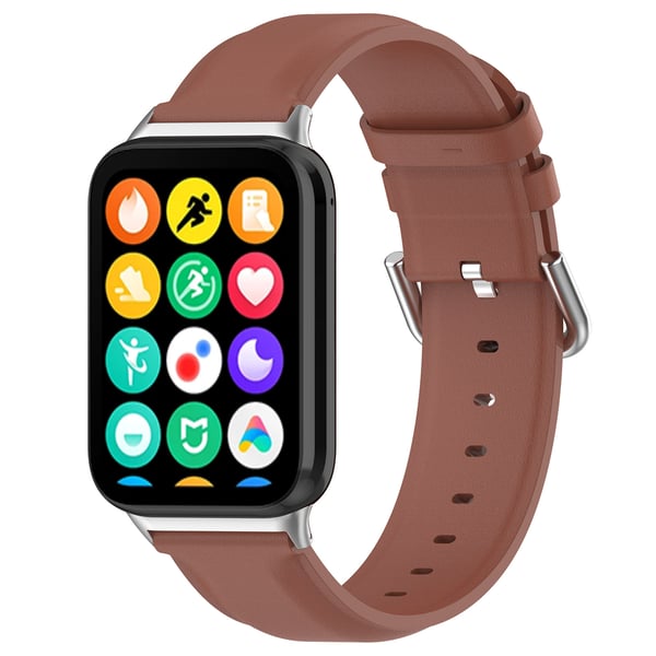Læderurrem til Xiaomi Smart Band 9 Pro Brown
