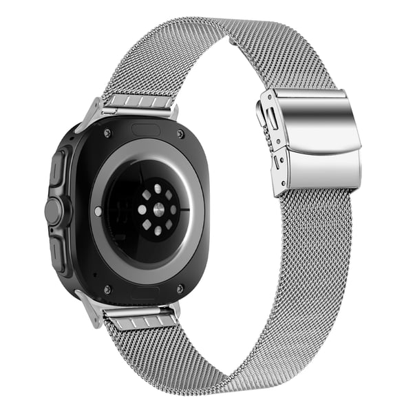 Milanese Loop Strap til Samsung Watch 7 47MM med skildpaddespænde Silver