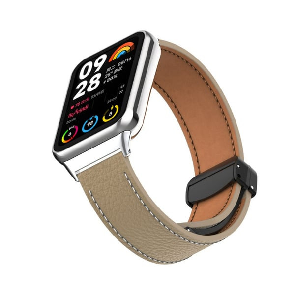 Xiaomi Mi Band 9 Pro magnetisk foldestropp coffee