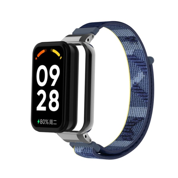 Nylon klokkerem for Xiaomi Redmi Band 2/8 Active NavyBlue
