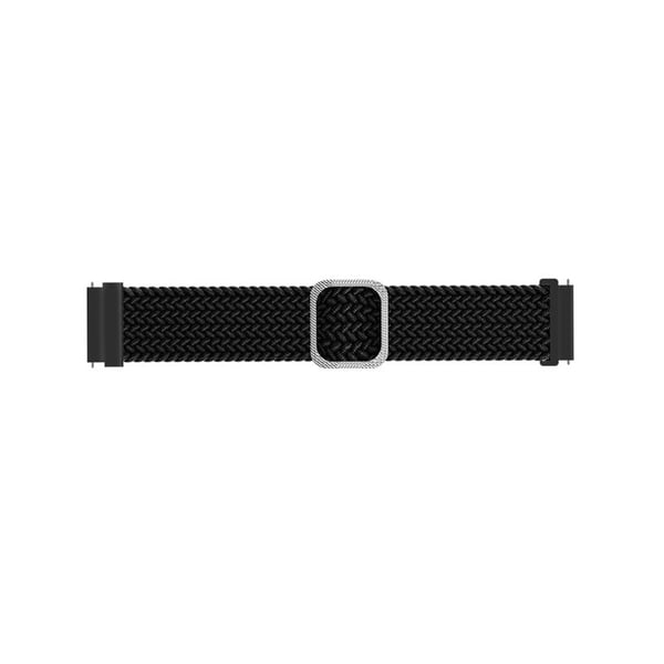 Nylon kellon ranneke mustalla soljella Black 22 mm