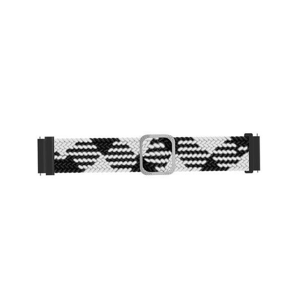Nylon kellon ranneke mustalla soljella Black+White 22 mm