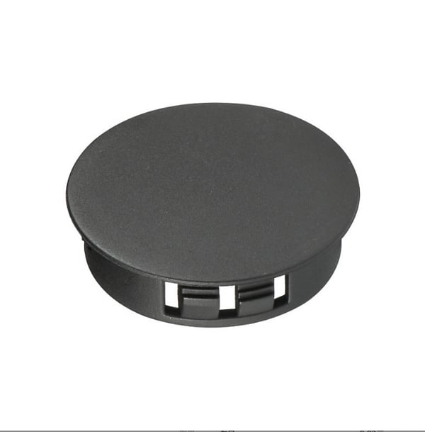20 mm hullplugger, plasthulldeksler som kan klikkes inn (10 pakke)