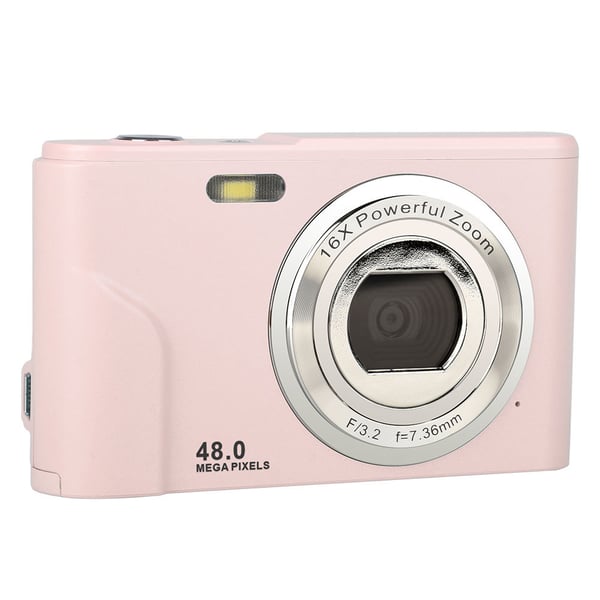 Digitalkamera 1080P, 48 megapiksler, 16x zoom Pink
