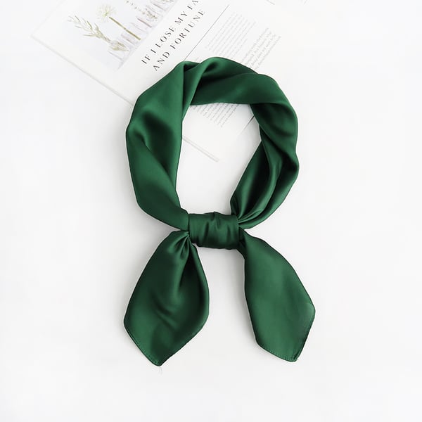 Elegant firkantet tørklæde Green