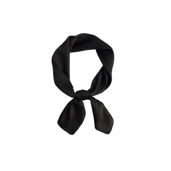 Tyylikäs neliönmuotoinen huivi Black