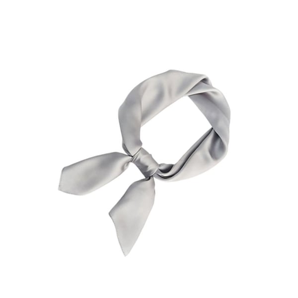 Elegant firkantet tørklæde LightGrey