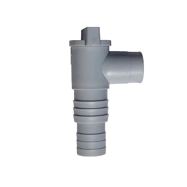 Allasventtiili 2 letkunkiristimellä 32 mm letkuille
