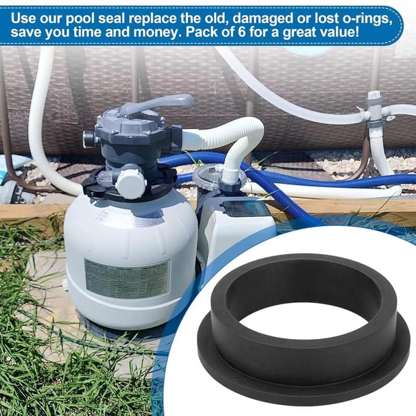 6-Pack udskiftning O-ringe til Intex filterpumper