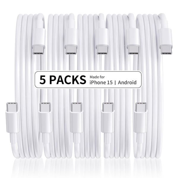 5 kpl 2M CTO C -datakaapeli, PD60W pikalatauskaapeli 5-pack M