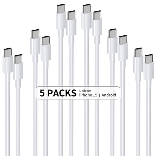5 kpl 2M CTO C -datakaapeli, PD60W pikalatauskaapeli 5-pack M
