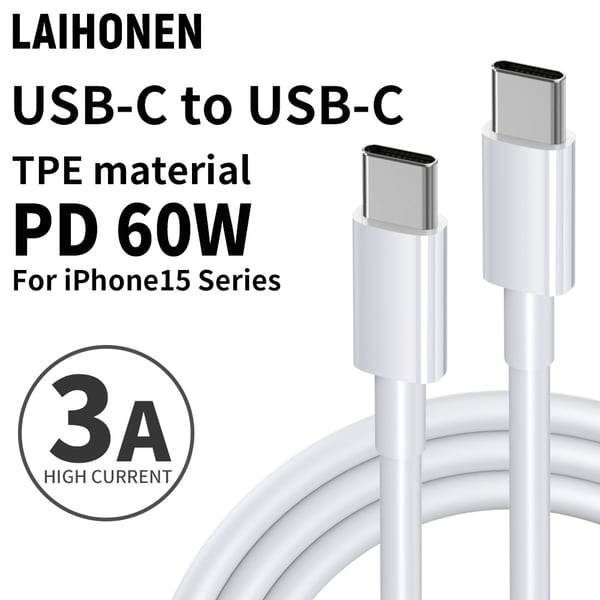 5 kpl 2M CTO C -datakaapeli, PD60W pikalatauskaapeli 5-pack M
