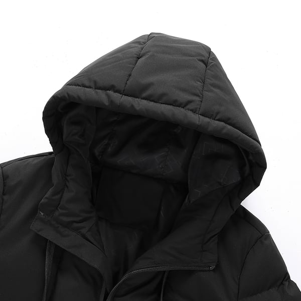 Musta lämmitetty takki - 11 vyöhykelämmitys 6XL