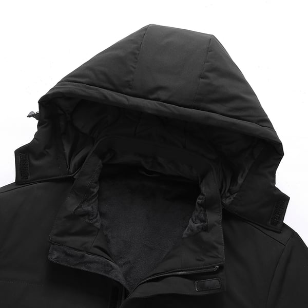 Musta lämmitetty takki - Dual Control 9 vyöhykettä 4XL
