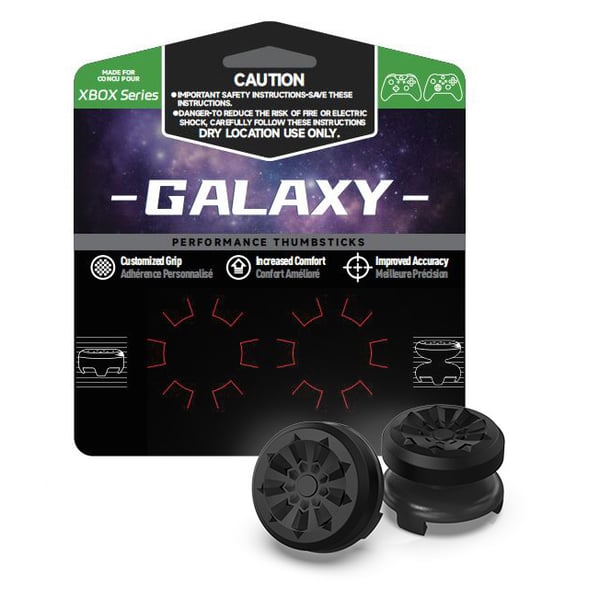 Svarte joystickhetter til Xbox Series/Xbox 360/Switch Pro