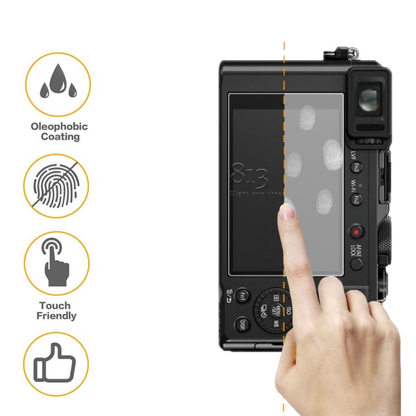 Panasonic LX100 karkaistu lasi näytönsuoja