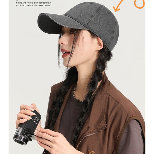 Vintage baseballkeps Black