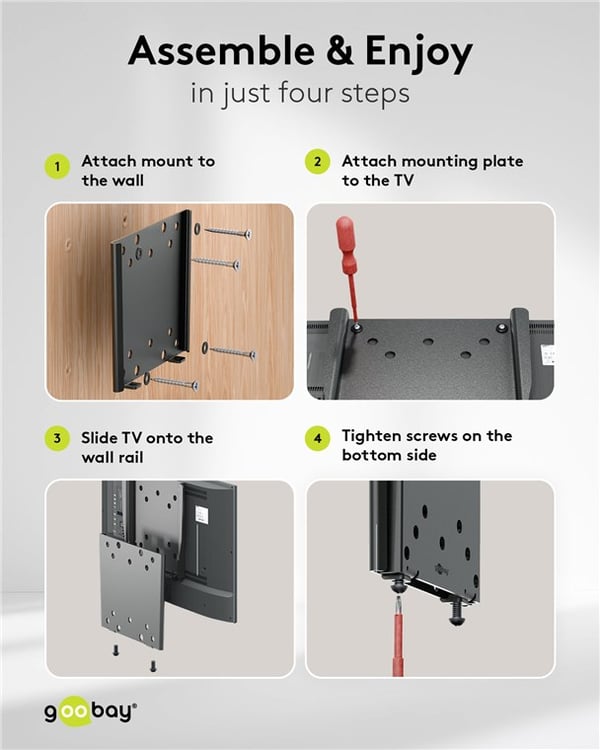 TV-vægbeslag Caravan FIXED (M)