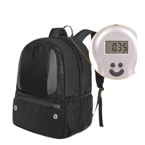 Fodboldrygsæk med boldrum Black