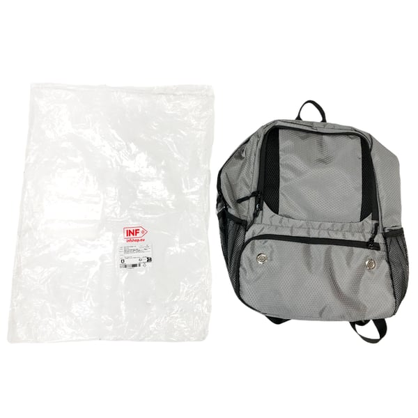 Jalkapalloreppu pallotaskulla Grey