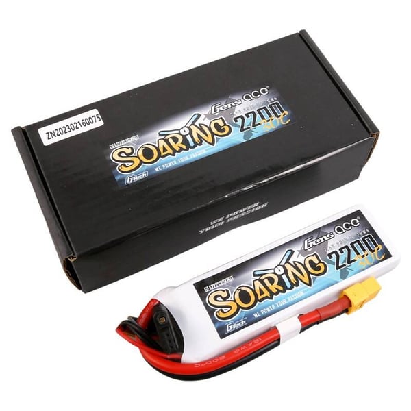 Gens Ace G-Tech Soaring 2200mAh 7,4V 30C 2S1P XT60-batteri