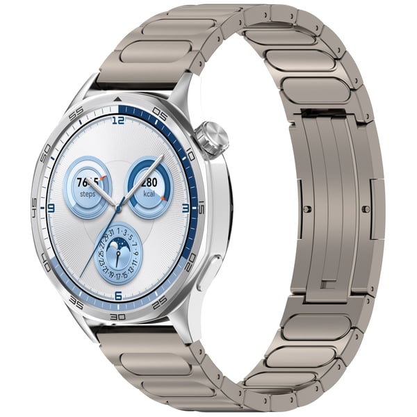 Titanium urrem til 22 mm Smartwatch Titanium Folding Clasp