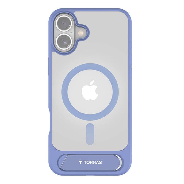 Torras Pstand Series -kotelo iPhone 16:lle (sininen)