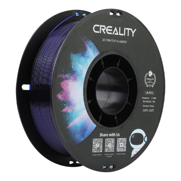 CR-PETG Filament Creality (läpinäkyvä sininen)