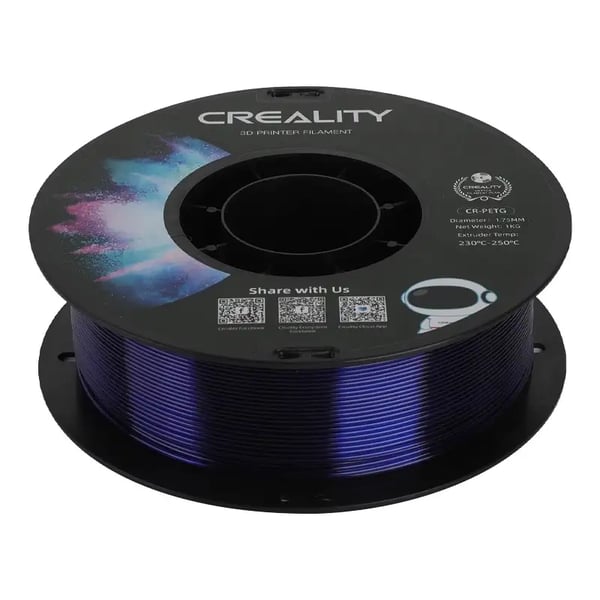 CR-PETG Filament Creality (läpinäkyvä sininen)