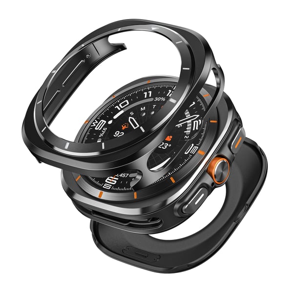 Metalldeksel til Samsung Galaxy Watch 7 Ultra Black