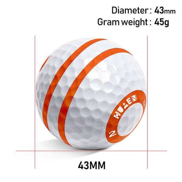 Kolmikerroksiset turnausgolfpallot