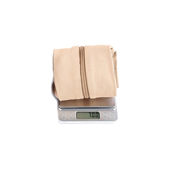 Lynlås kompressionsstrømper til kvinder og mænd Beige XXL