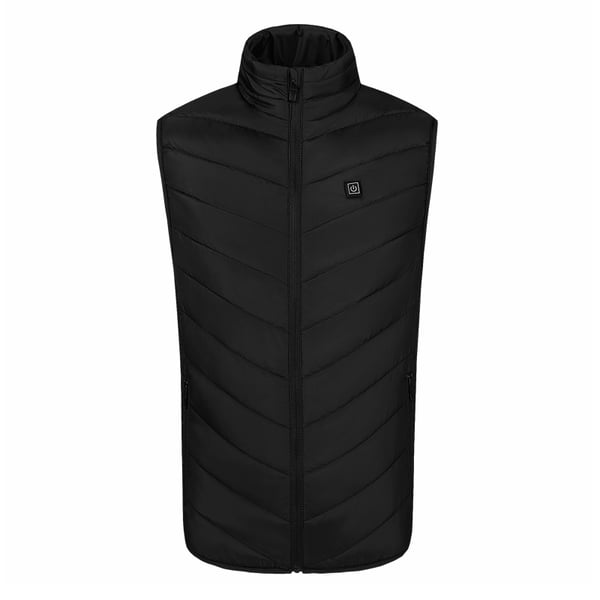Lämmitettävä liivi M01, kaksoisohjaus 15 lämmitysalueella Black M