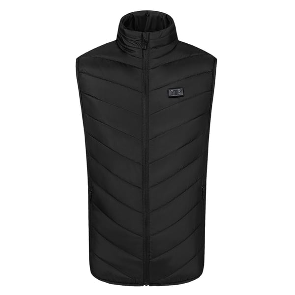 Varmevest M01, dobbeltstyring med 15 varmezoner Black M