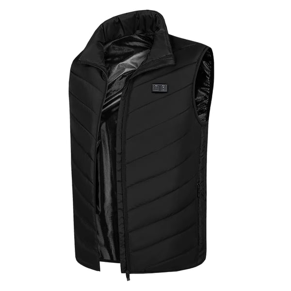 Varmevest M01, dobbeltstyring med 15 varmezoner Black M