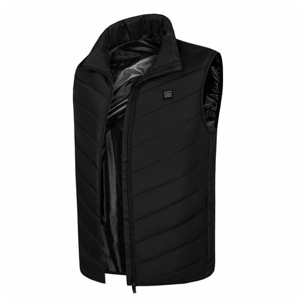 Varmevest M01, dobbeltstyring med 15 varmezoner Black M