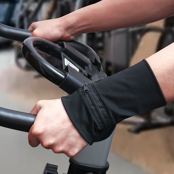 Nylon handledsplånbok för löpning Black